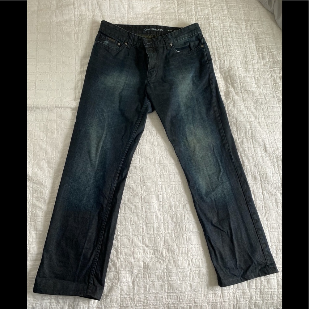 Calvin Klein men’s dark wash jeans